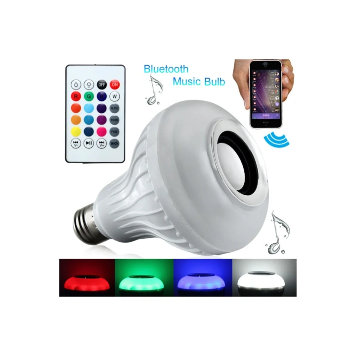Bluetooth Hoparlör Akıllı Led Ampul Lamba (5468)