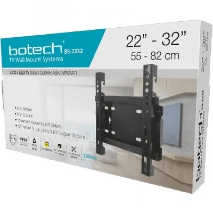 BS-2232 SABİT TV ASKI APARATI 55X82CM (5468)