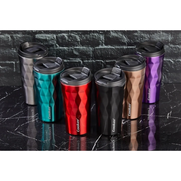 CKR-2048 350ML.ÇELİK MUG TERMOS BARDAK RENKLİ (5468)
