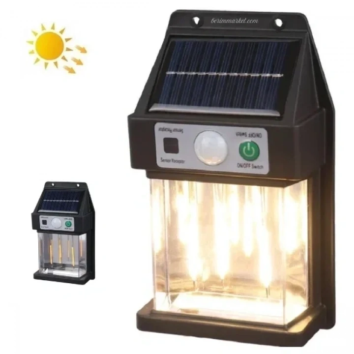 Güneş Enerjili Duvar Lambası YX-666 3W (5468)
