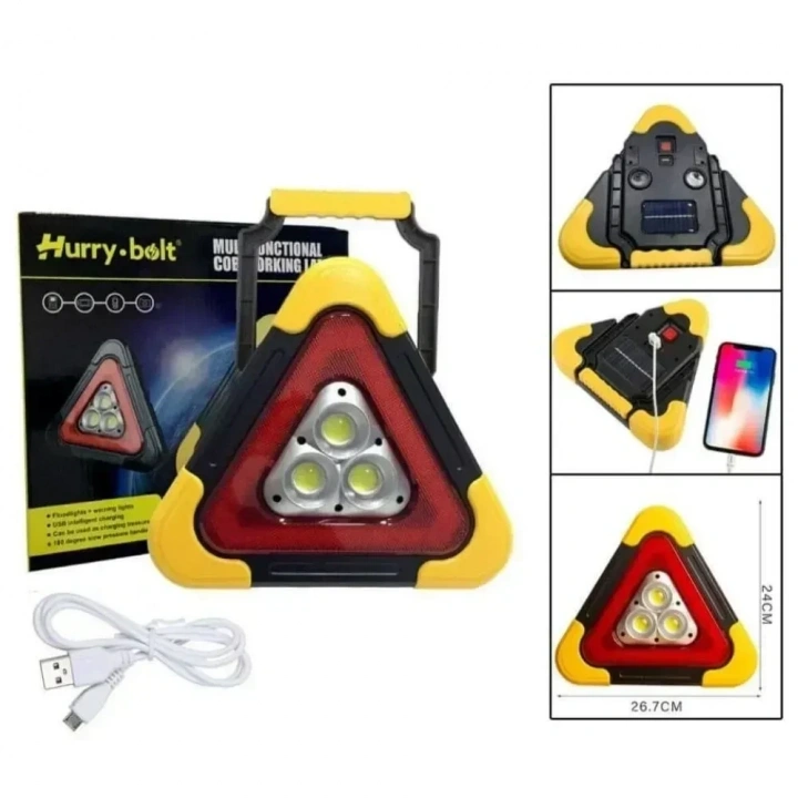Hurry Bolt Şarjlı Cob Led Reflektör (5468)