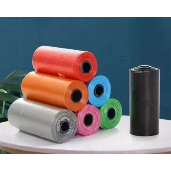 Köpek Dışkı Poşeti 4lü Düz Renk Set (5468)