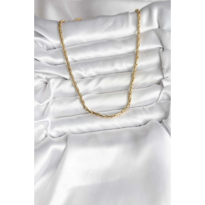 Mey İthalat® 14K Gold Renk Kaplama Model CM Kadın Kolye