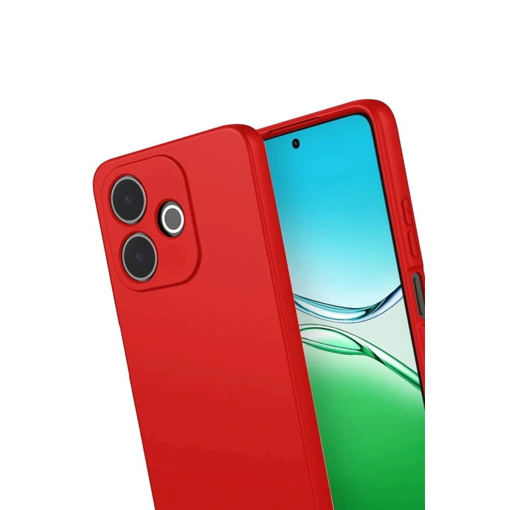 Mey İthalat®   A5 Pro 4G First Silikon - Kırmızı