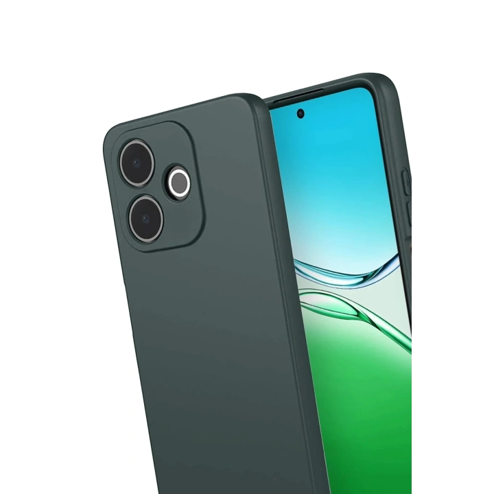 Mey İthalat®   A5 Pro 4G First Silikon - Koyu Yeşil