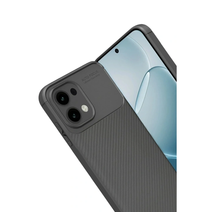 Mey İthalat®   A6 Pro 4G Auto Focus Karbon Kapak - Gri