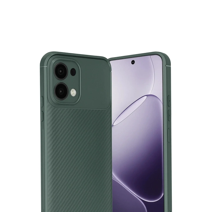Mey İthalat®   A6 Pro 4G Auto Focus Karbon Kapak - Koyu Yeşil