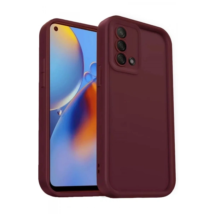 Mey İthalat®   A74 4G Kılıf Viera Silikon - Bordo