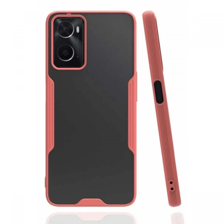 Mey İthalat®   A96 Kılıf Platin Silikon - Pembe