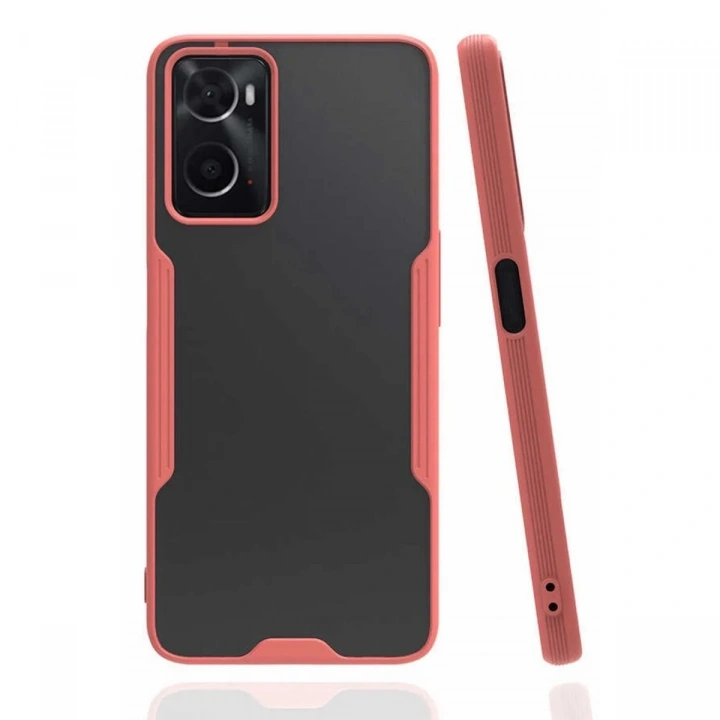 Mey İthalat®   A96 Kılıf Platin Silikon - Pembe