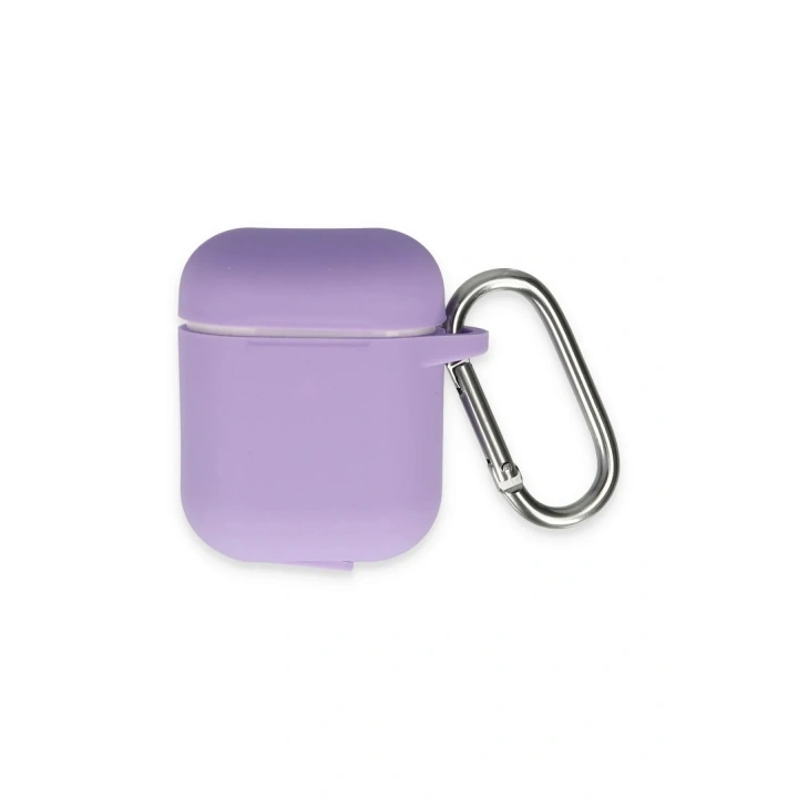 Mey İthalat®  Airpods 2 (2.nesil) Hang Kılıf - Lila