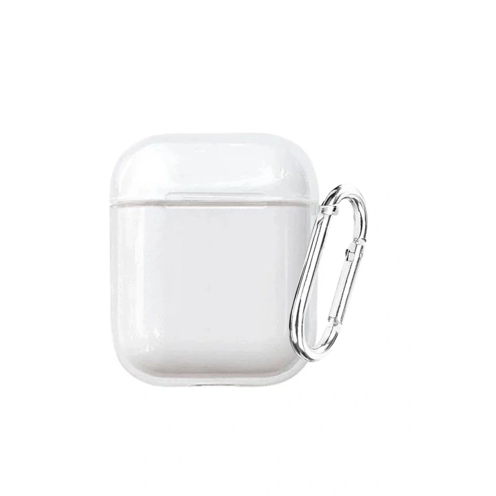 Mey İthalat®  Airpods 2 (2.nesil) Hang Kılıf - Şeffaf