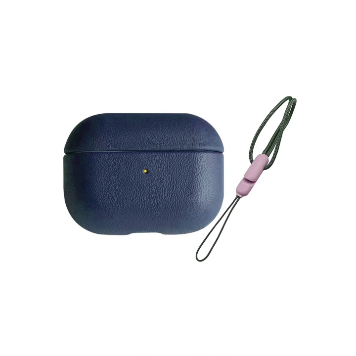 Mey İthalat®  Airpods 3 (3.nesil) 405 Deri Kılıf - Lacivert