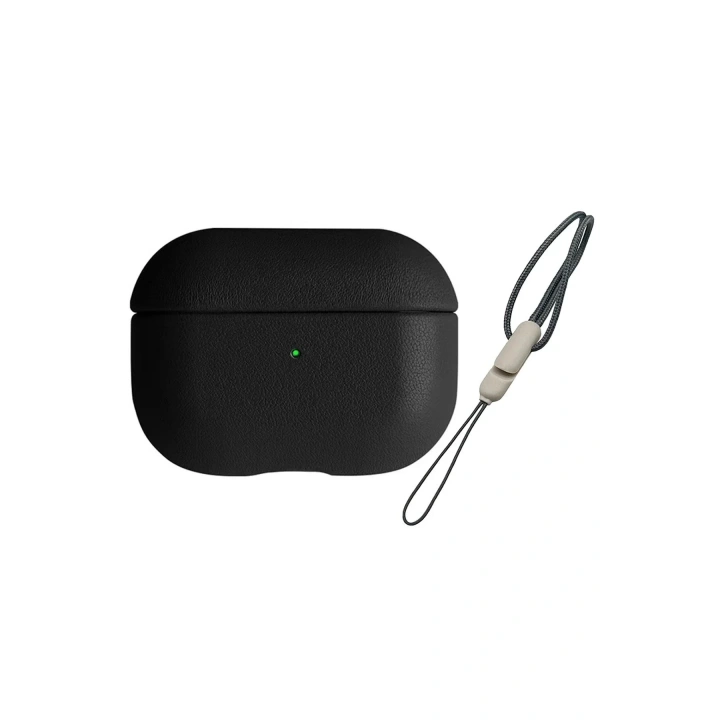 Mey İthalat®  Airpods 3 (3.nesil) 405 Deri Kılıf - Siyah