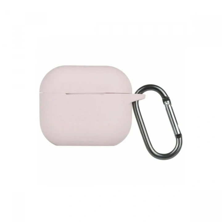 Mey İthalat®  Airpods 3 (3.nesil) Hang Kılıf - Pudra
