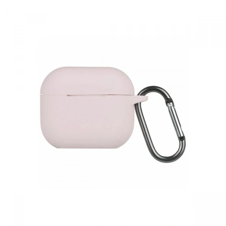Mey İthalat®  Airpods 3 (3.nesil) Hang Kılıf - Pudra