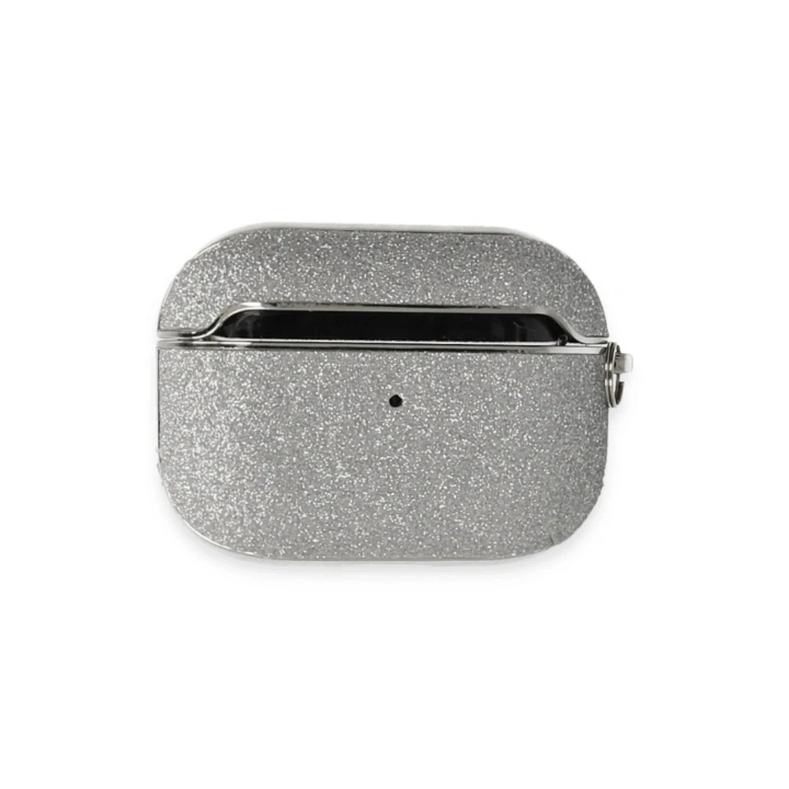 Mey İthalat®  Airpods 3 (3.nesil) Spell Simli Kılıf - Gümüş
