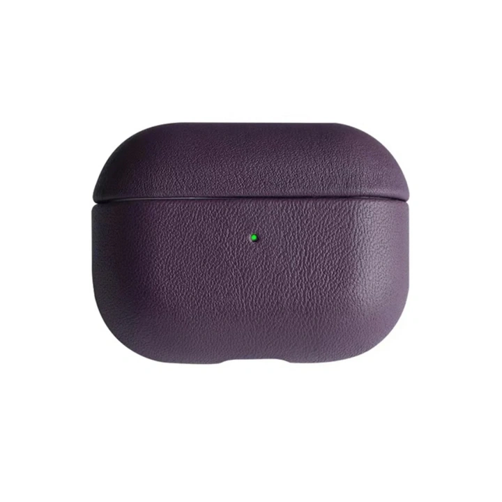 Mey İthalat®  Airpods Pro 2 (2.nesil) 405 Deri Kılıf - Mor