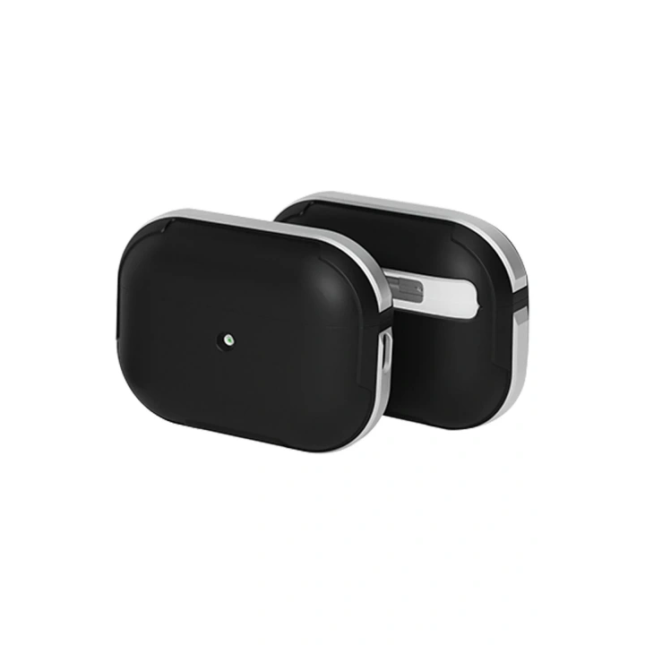 Mey İthalat®  Airpods Pro 2 (2.nesil) MO-A8 Armor Kılıf - Gümüş