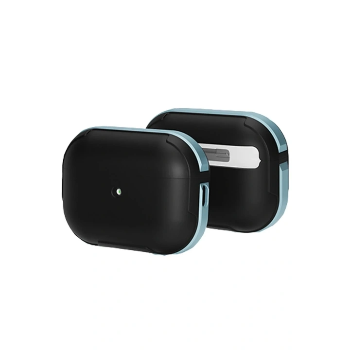 Mey İthalat®  Airpods Pro 2 (2.nesil) MO-A8 Armor Kılıf - Sierra Blue