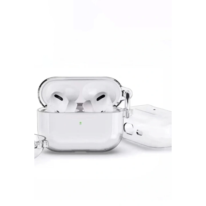 Mey İthalat®  Airpods Pro 2 (2.nesil) Shell Kılıf - Şeffaf