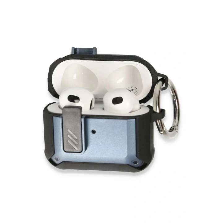 Mey İthalat®  Airpods Pro 2 (2.nesil) Truva Kılıf - Mavi