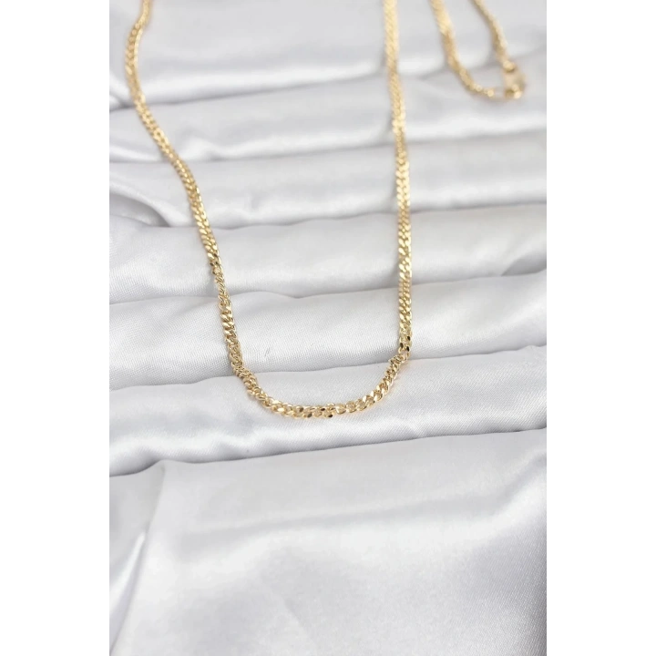 Mey İthalat® CM 14K Gold Renk 60 cm Zincir Kadın Kolye