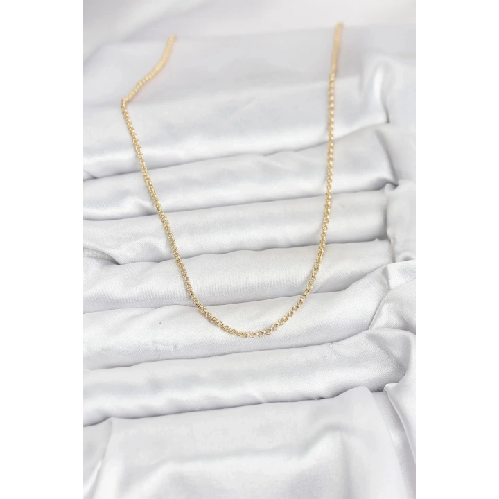 Mey İthalat® CM 14K Gold Renk Halka Model 60 cm Kadın Kolye