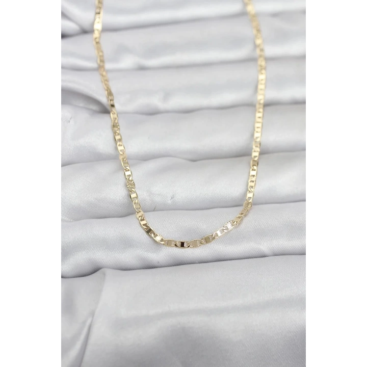 Mey İthalat® CM 14K Gold Renk Zincir Model 60 cm Kadın Kolye