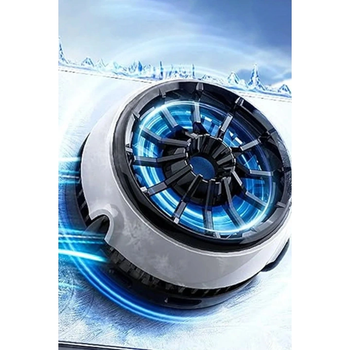 Mey İthalat®  CX03 15W Radyatör Telefon Soğutucu Fan - Siyah