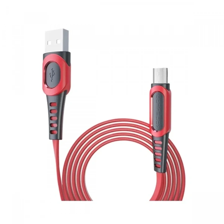 Mey İthalat®  DC01 Süper Hızlı Micro USB Kablo 1M 2.4A - Kırmızı
