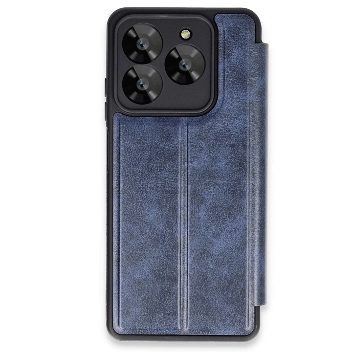 Mey İthalat®  General Mobile Era 30 Kılıf Flip Cover - Lacivert