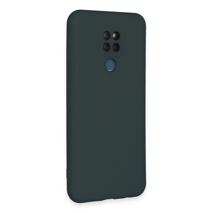 Mey İthalat®  General Mobile GM 20 Kılıf Nano içi Kadife Silikon - Koyu Yeşil
