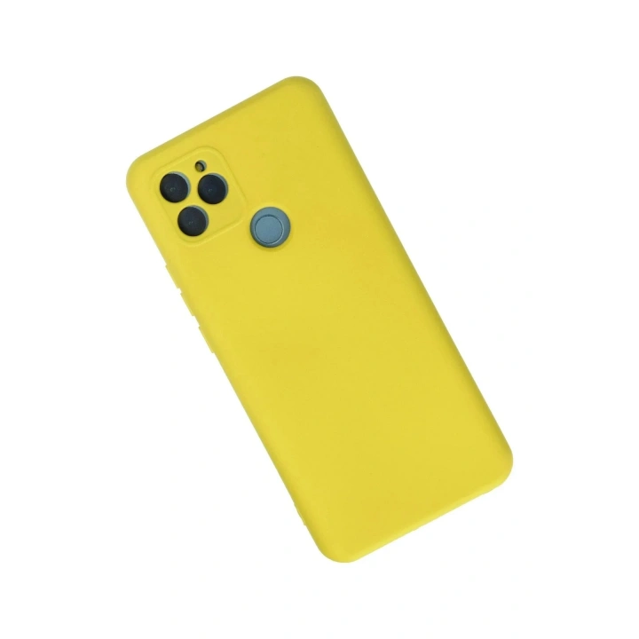 Mey İthalat®  General Mobile GM 21 Kılıf Nano içi Kadife Silikon - Sarı