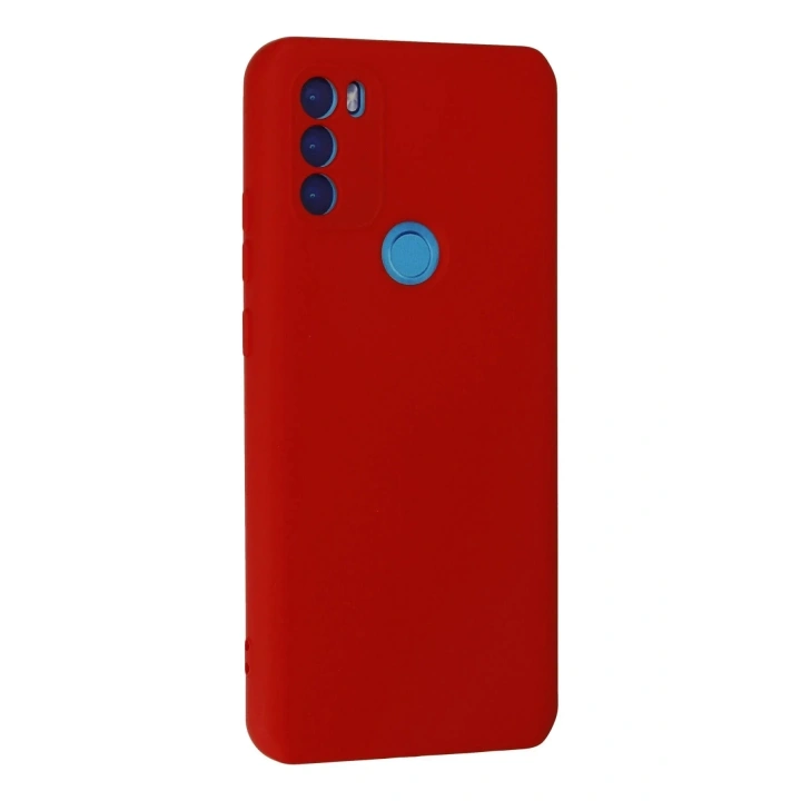 Mey İthalat®  General Mobile GM 21 Plus Kılıf Nano içi Kadife Silikon - Kırmızı