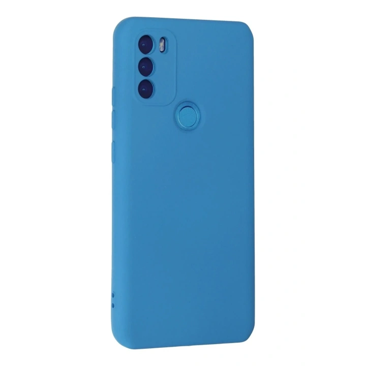 Mey İthalat®  General Mobile GM 21 Plus Kılıf Nano içi Kadife Silikon - Mavi