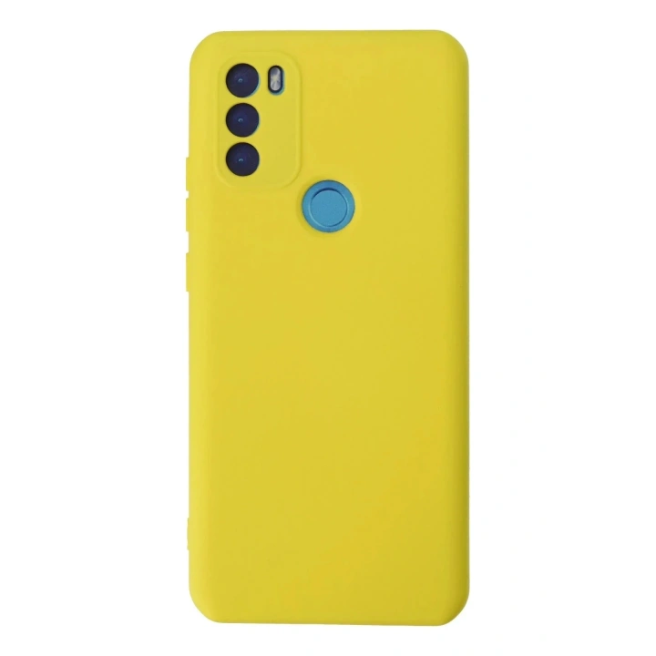 Mey İthalat®  General Mobile GM 21 Plus Kılıf Nano içi Kadife Silikon - Sarı