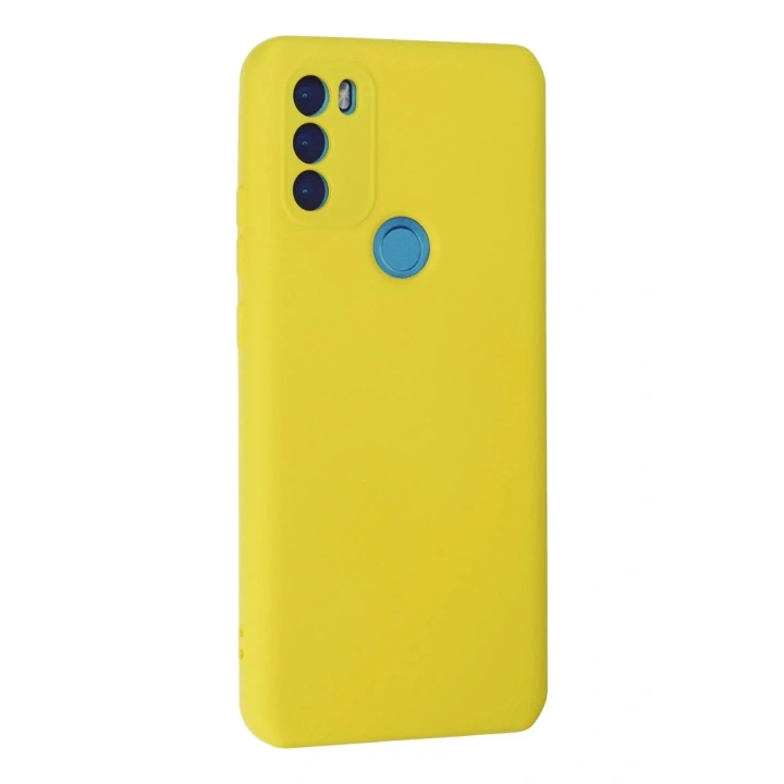 Mey İthalat®  General Mobile GM 21 Plus Kılıf Nano içi Kadife Silikon - Sarı