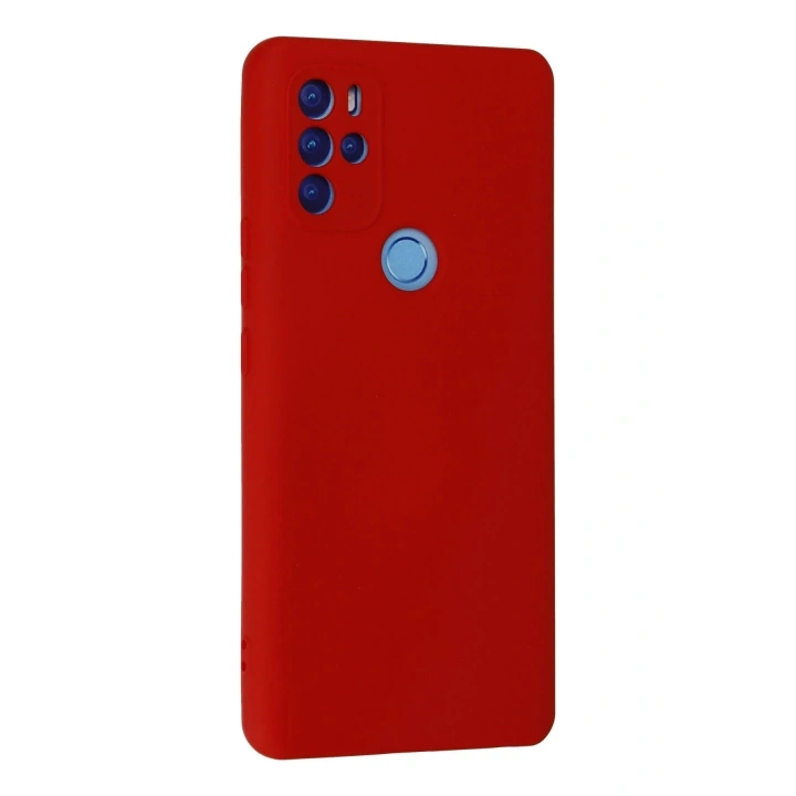 Mey İthalat®  General Mobile GM 21 Pro Kılıf Nano içi Kadife Silikon - Kırmızı
