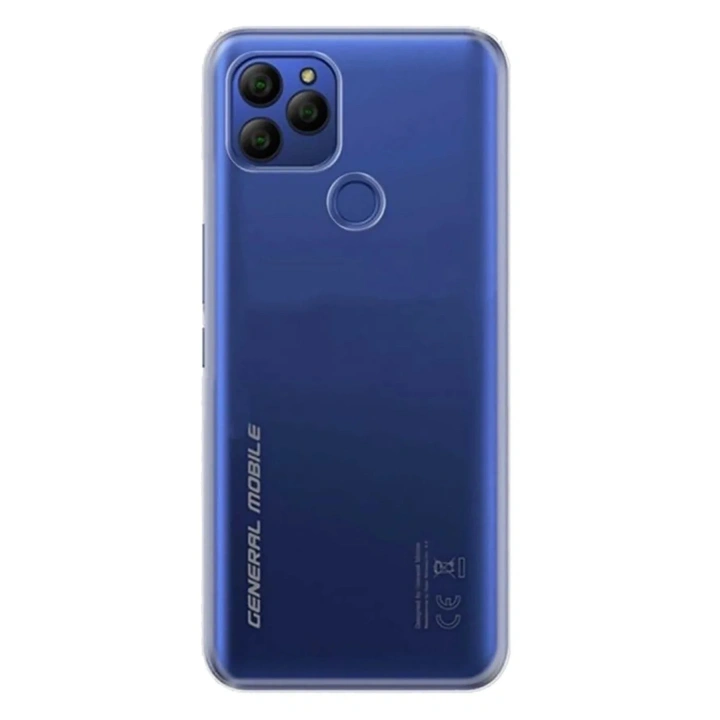 Mey İthalat®  General Mobile GM 22 Kılıf Lüx Şeffaf Silikon
