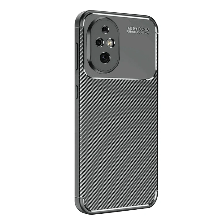 Mey İthalat®  Honor 200 Kılıf Auto Focus Karbon Kapak - Siyah