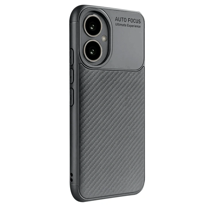 Mey İthalat®  Honor 400 Kılıf Auto Focus Karbon Kapak - Gri