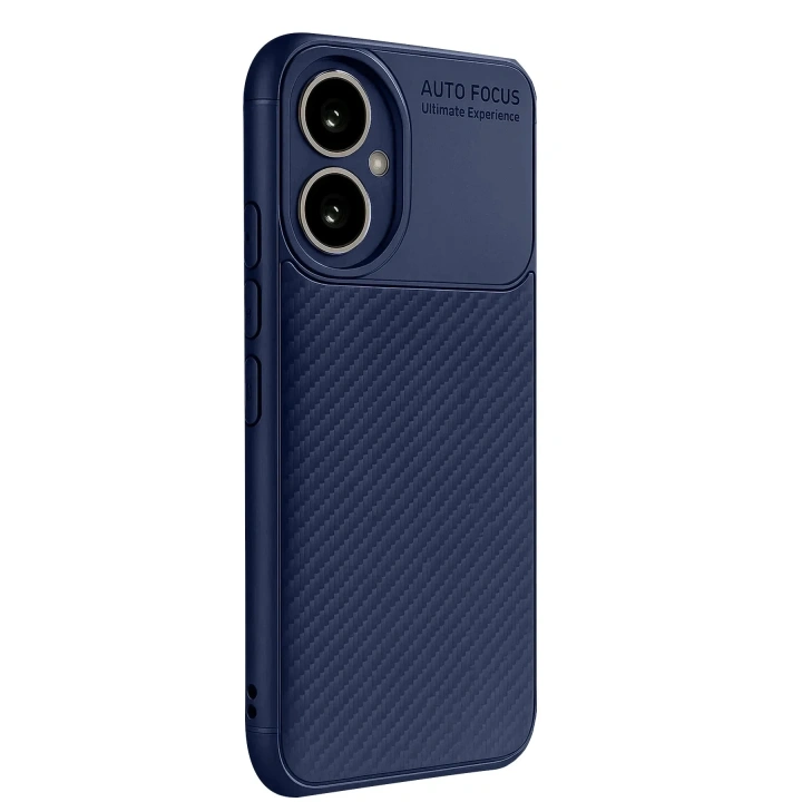 Mey İthalat®  Honor 400 Kılıf Auto Focus Karbon Kapak - Lacivert