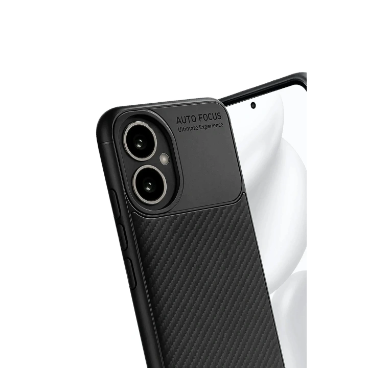 Mey İthalat®  Honor 400 Kılıf Auto Focus Karbon Kapak - Siyah