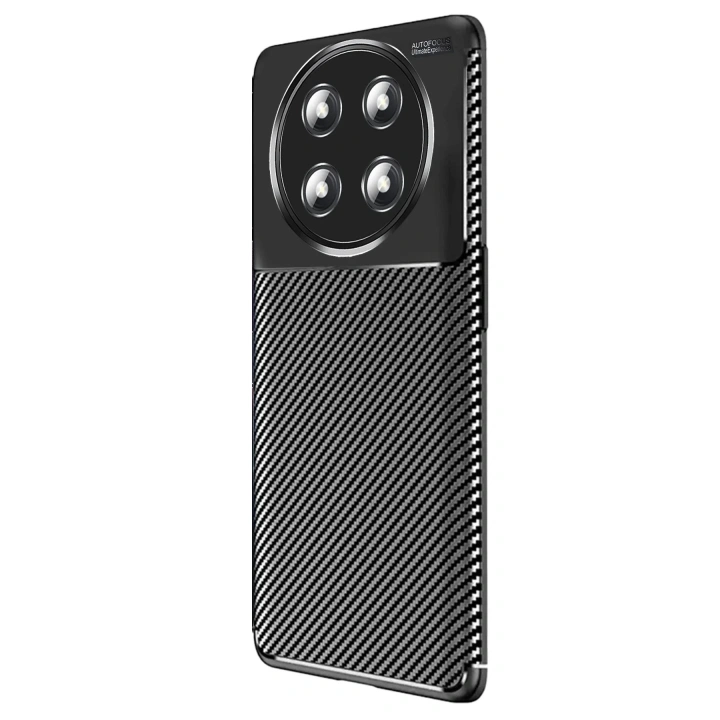 Mey İthalat®  Honor Magic 7 Lite Kılıf Auto Focus Karbon Kapak - Siyah