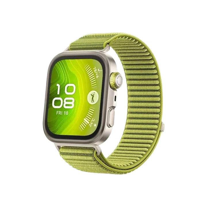 Mey İthalat®  Huawei Fit 4 Braid Kordon - Açık Yeşil