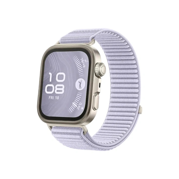 Mey İthalat®  Huawei Fit 4 Braid Kordon - Lila
