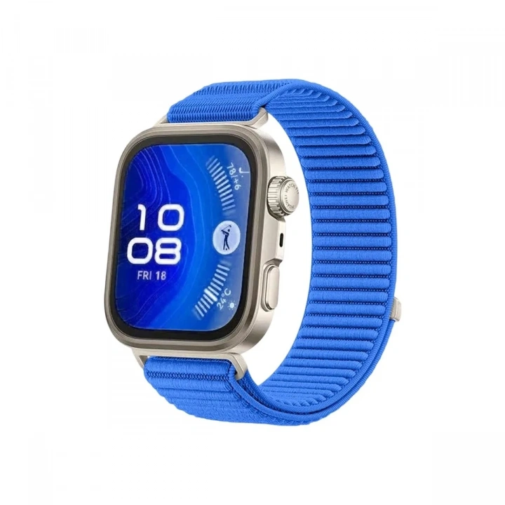 Mey İthalat®  Huawei Fit 4 Braid Kordon - Mavi