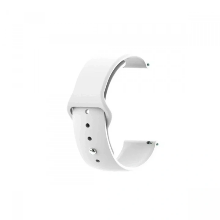 Mey İthalat®  Huawei GT4 41mm 18mm Klasik Kordon - Beyaz