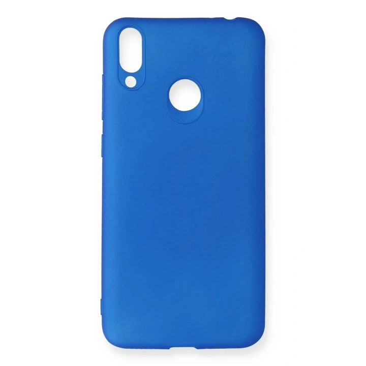 Mey İthalat®  Huawei Honor 8C Kılıf First Silikon - Mavi